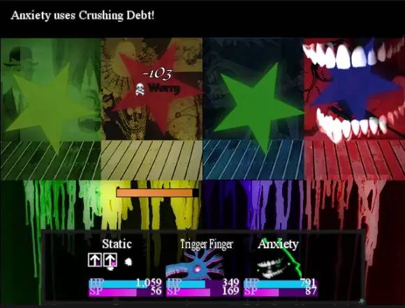 Сцена из внутреннего меню The Endless Empty