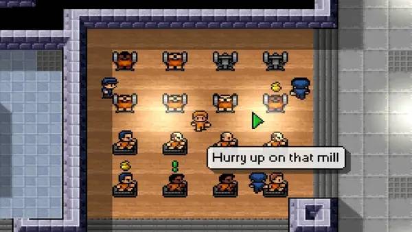 Сцена из внутреннего меню The Escapists