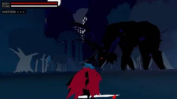 Сцена из внутреннего меню The Godbeast