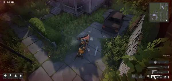 Сцена из внутреннего меню The Last Camp