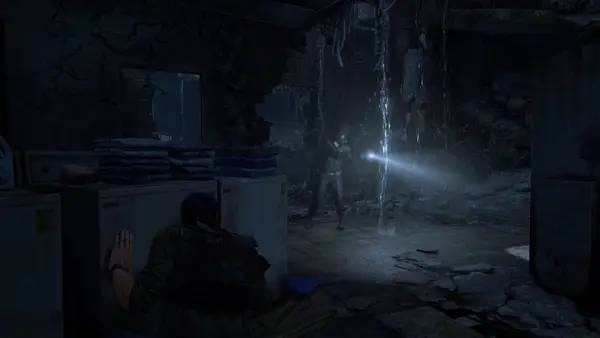 Сцена из внутреннего меню The Last of Us Part I