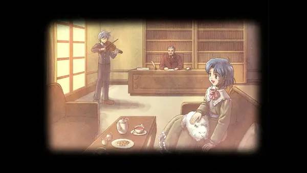 Сцена из внутреннего меню The Legend of Heroes  Trails in the Sky the 3rd