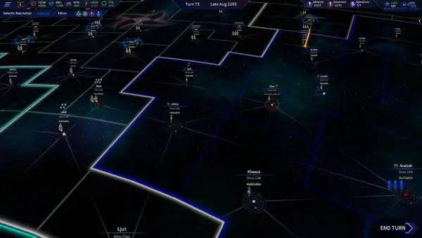 Сцена из внутреннего меню The Pegasus Expedition