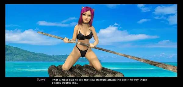 Сцена из внутреннего меню The Princess of Zunuria