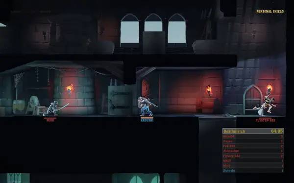 Сцена из внутреннего меню The Showdown Effect