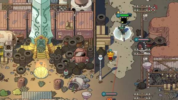 Сцена из внутреннего меню The Swords of Ditto  Mormo's Curse