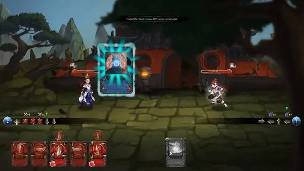 Сцена из внутреннего меню The Warlin of Heroes