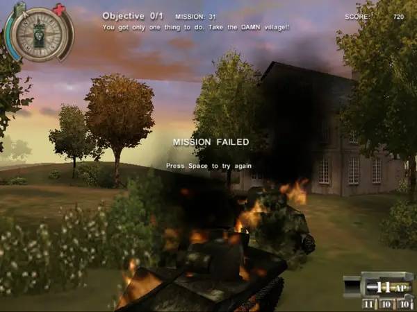 Сцена из внутреннего меню Tiger Hunt