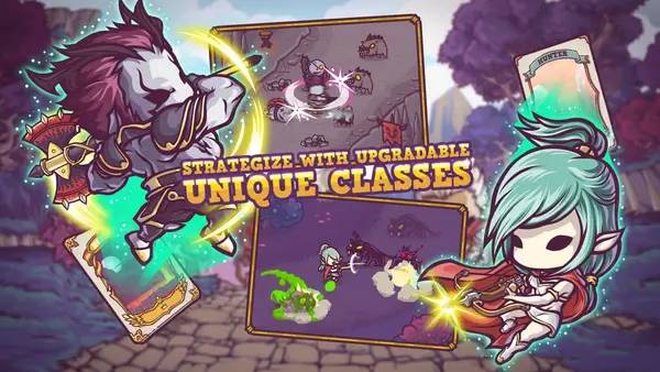 Сцена из внутреннего меню Tiny Guardians