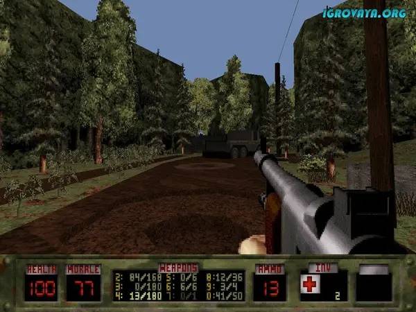 Сцена из внутреннего меню TNT War Bundle