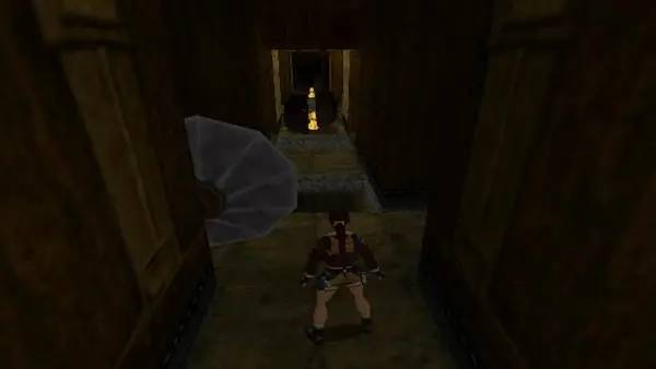 Сцена из внутреннего меню Tomb Raider 2