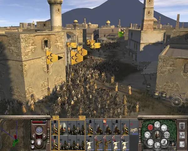 Сцена из внутреннего меню Total War MEDIEVAL 2 – Definitive Edition