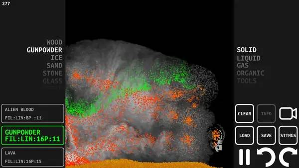 Сцена из внутреннего меню toz