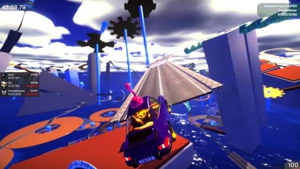 Сцена из внутреннего меню Trackmaster