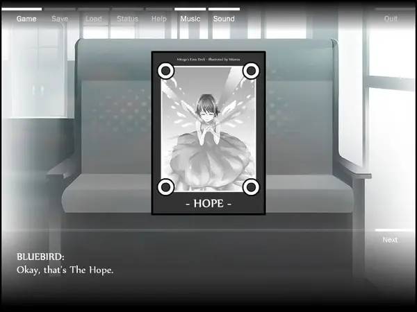 Сцена из внутреннего меню Train of Afterlife