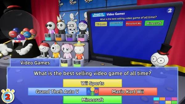 Сцена из внутреннего меню Trivia Tricks