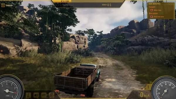 Сцена из внутреннего меню Truck Mechanic Dangerous Paths