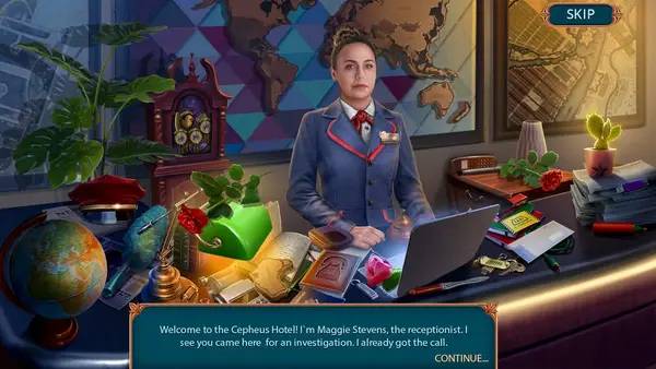 Сцена из внутреннего меню Twin Mind Ghost Hunter Collector's Edition