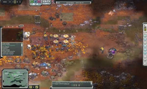 Сцена из внутреннего меню Unclaimed World