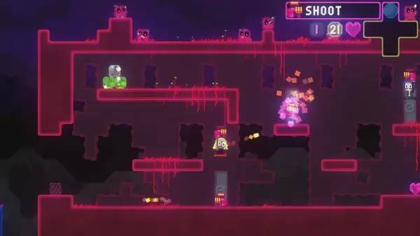 Сцена из внутреннего меню Uurnog Uurnlimited