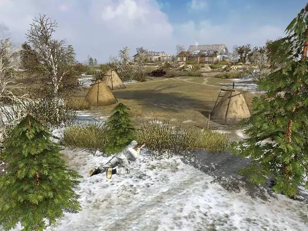 Сцена из внутреннего меню В Тылу Врага 2  Братья по Оружию