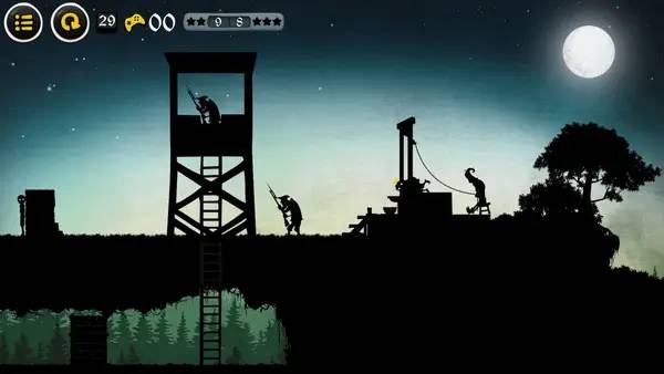 Сцена из внутреннего меню Vive le Roi