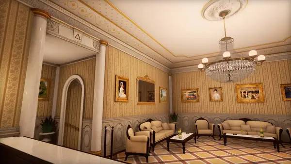 Сцена из внутреннего меню Waking the Glares - Chapters 1 and 2