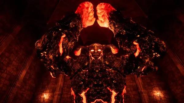 Сцена из внутреннего меню Wand Wars VR