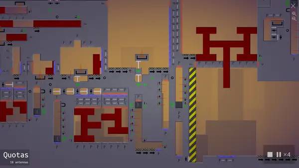 Сцена из внутреннего меню Warp Factory