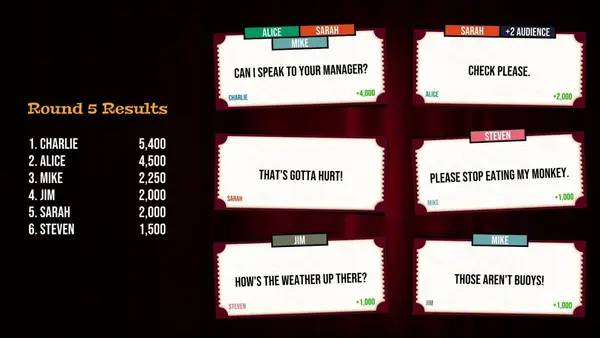 Сцена из внутреннего меню What The Dub !