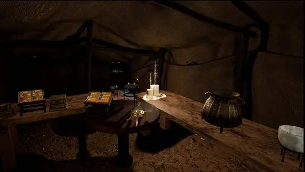 Сцена из внутреннего меню When Wardens Fall