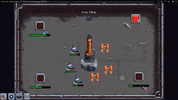 Сцена из внутреннего меню Widget Inc.