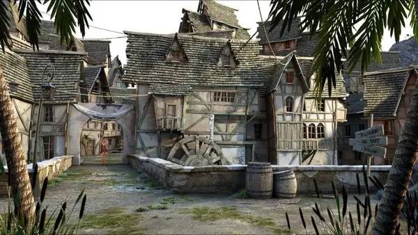 Сцена из внутреннего меню Willy Morgan and the Curse of Bone Town