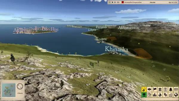 Сцена из внутреннего меню Winds Of Trade