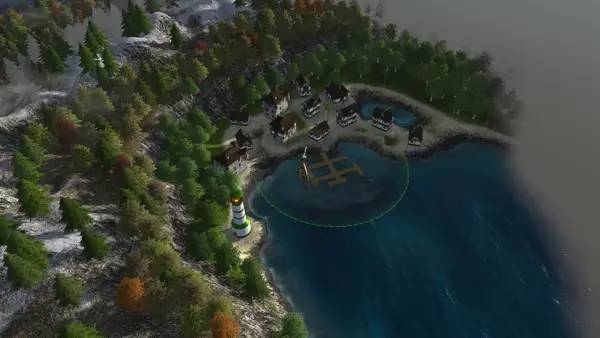 Сцена из внутреннего меню Windward Horizon