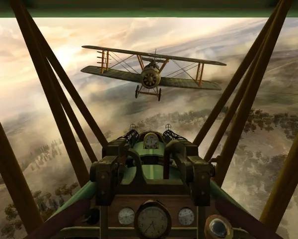 Сцена из внутреннего меню Wings of Honour Battles of the Red Baron