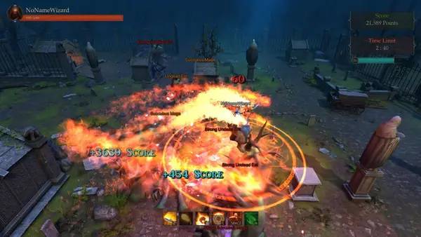 Сцена из внутреннего меню Wizardas