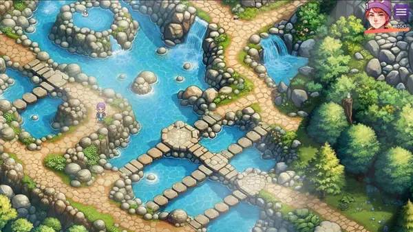 Сцена из внутреннего меню WonderLang Spanish