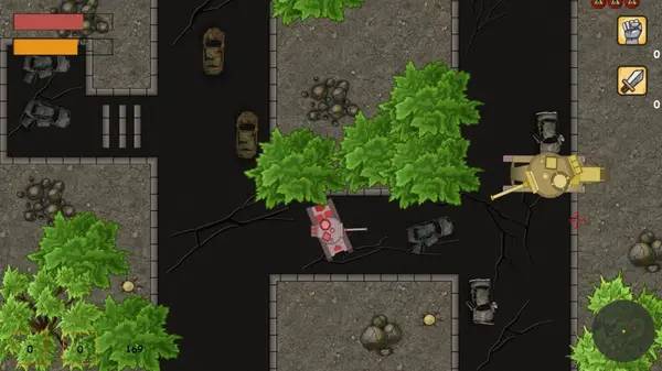 Сцена из внутреннего меню Wunderwaffe