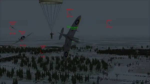 Сцена из внутреннего меню WW2 Online