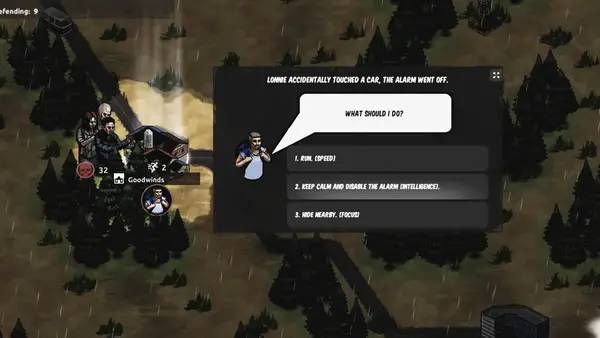 Сцена из внутреннего меню Z Dawn