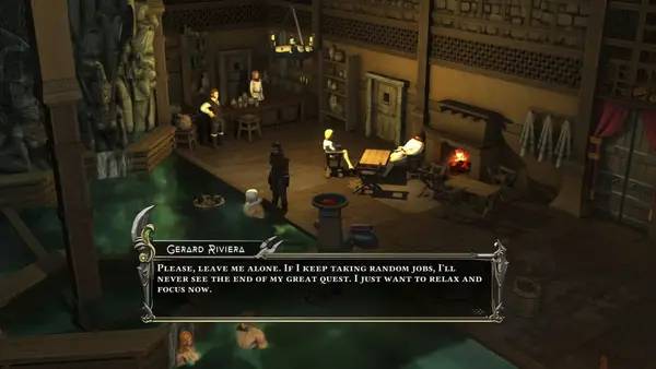 Сцена из внутреннего меню Zenith