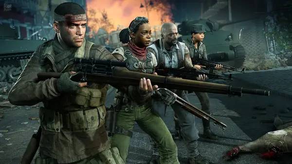 Сцена из внутреннего меню Zombie Army 4  Dead War - Super Deluxe Edition