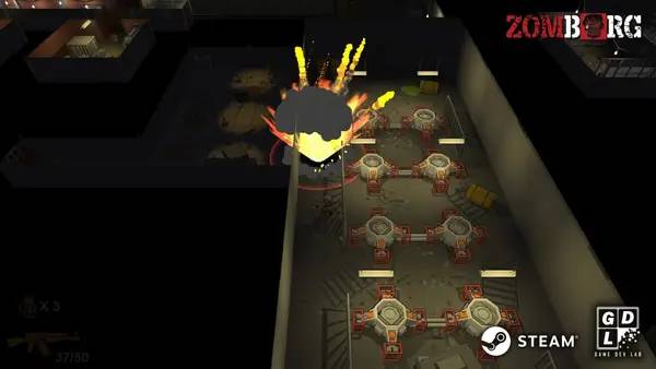 Сцена из внутреннего меню Zomborg