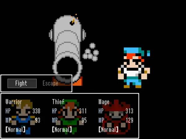 Сцена с применением игровых возможностей 8-Bit Adventures 1  The Forgotten Journey Remastered Edition