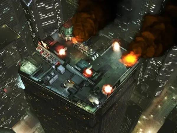 Сцена с применением игровых возможностей Act of War High Treason