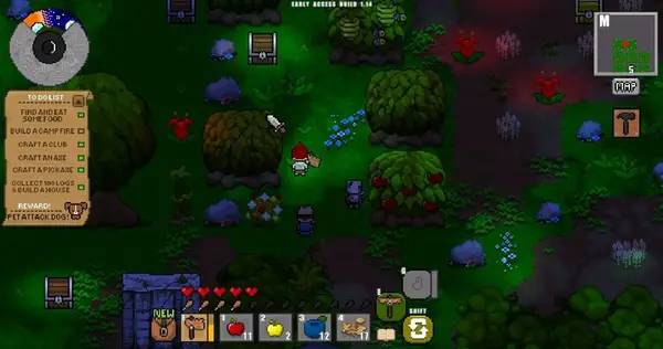 Сцена с применением игровых возможностей Adventure Craft