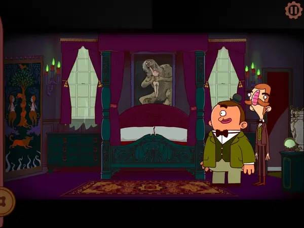 Сцена с применением игровых возможностей Adventures of Bertram Fiddle 2 A Bleaker Predicklement