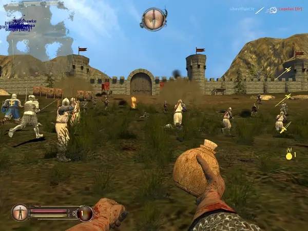 Сцена с применением игровых возможностей Age of Chivalry