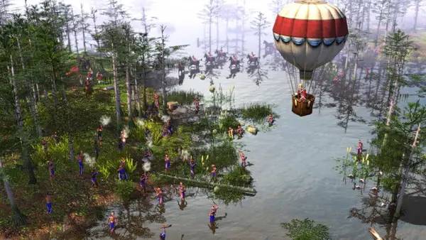 Сцена с применением игровых возможностей Age of Empires 3 Complete Collection